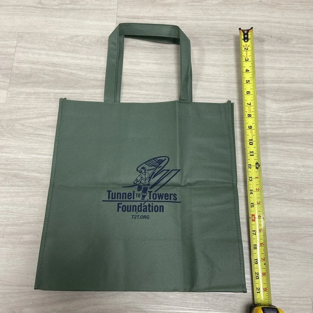 Home Of The Free Because of the Brave Tunnel To Towers‎ Reusable Tote Bag New